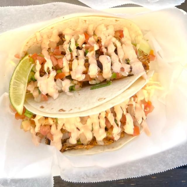 Blackened Mahi Mahi Taco.
