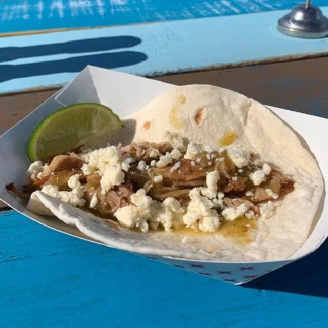 Pork Carnitas Taco.
